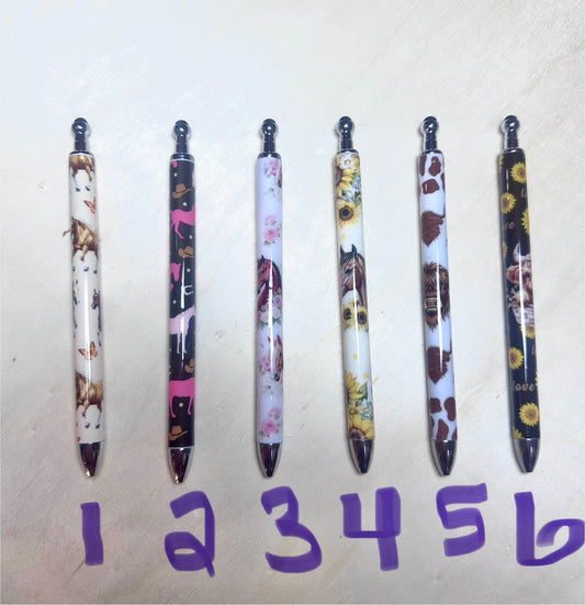 Black Gel Ink Pen